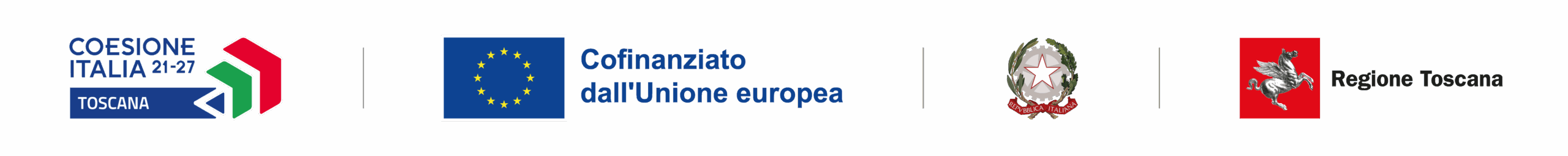 Coesione Italia 21-27 Toscana · Cofinanziato dall’Unione europea · Repubblica Italiana · Regione Toscana